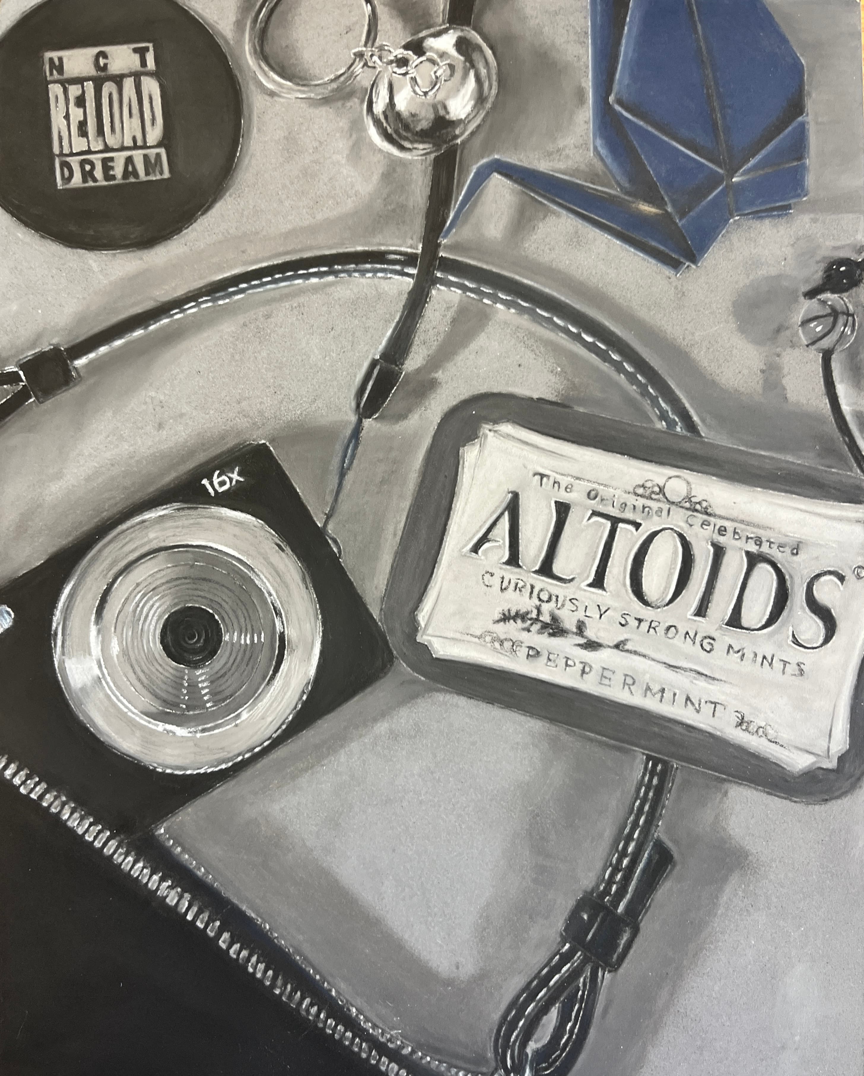 Charcoal/Pastel Still Life